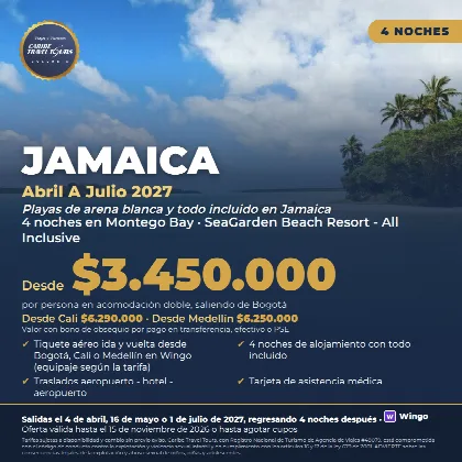 Promoción Montego Bay, 5 días · 4 noches
