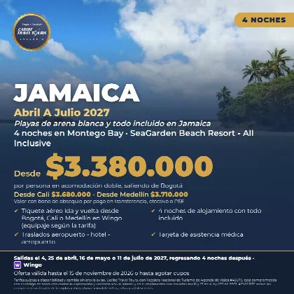 Promoción Montego Bay, 5 días · 4 noches