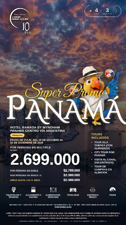 Promoción Panamá, 4 días · 3 noches